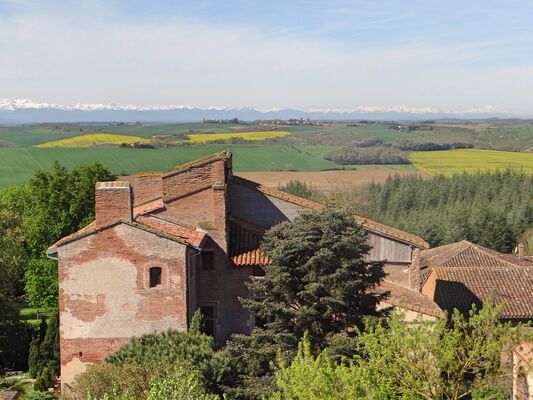 Vue chateau © Pays du Pastel-Nailloux