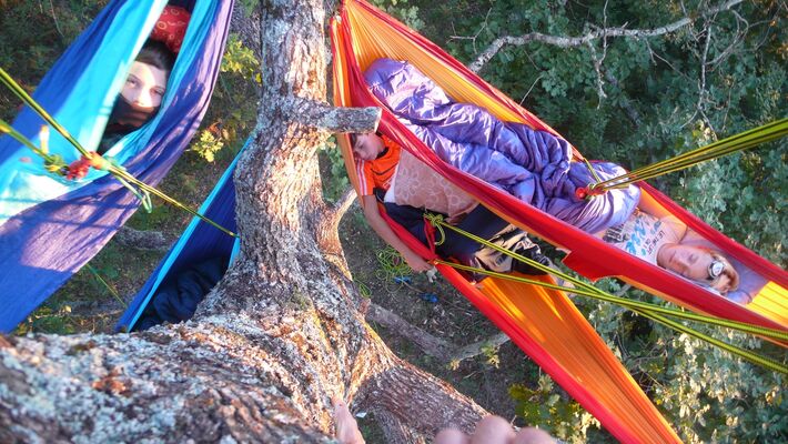 nuit hamac explorateur nature MONTBRUN BOCAGE