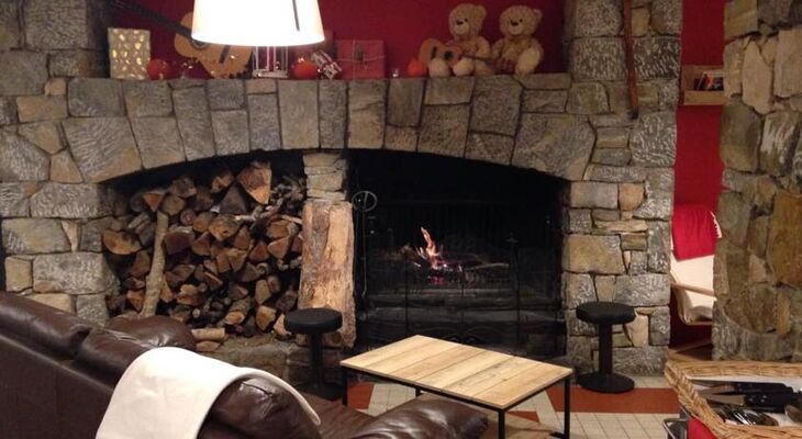 cheminee chalet ourson BOUTX