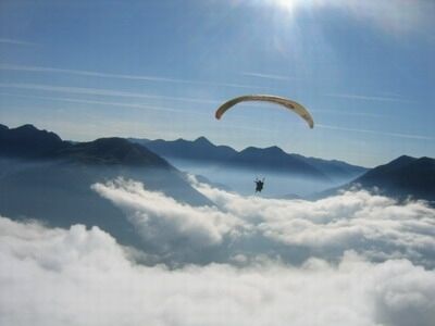 parapente voile nuage TOULOUSE