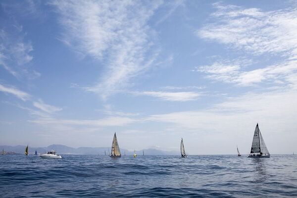 Voile ronde du bassin