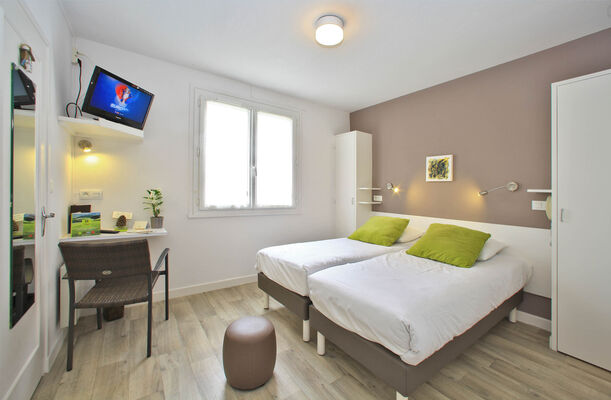 Hôtel les Cols Verts - chambre double classique twin