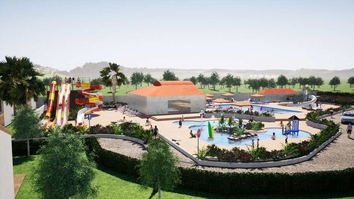 nouveaux toboggans-camping du jard- la Tranche sur mer