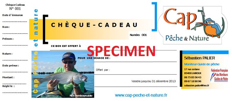 specimen cheque cadeau