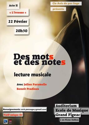 Des Mots et des Notes Acte 2