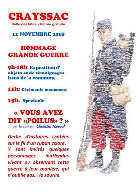 11 nov Journée Hommage Crayssac