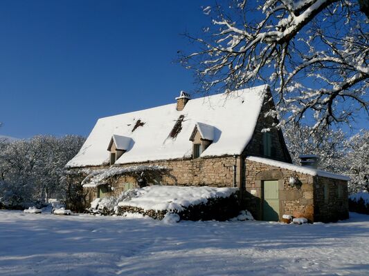 La maison en hiver