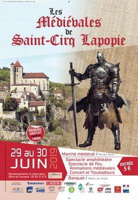 29 juin Médievales St Cirq