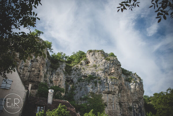 vue sur les falaises de Gluges