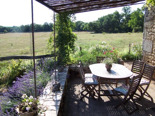 terrasse côté sud-ouest GP