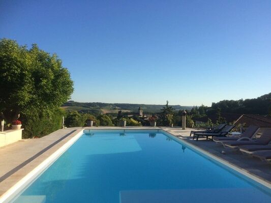 vue piscine