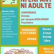 Ado ni enfant, ni adulte