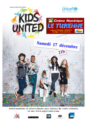 Affiche Kids United Officiel Turenne Vers 2