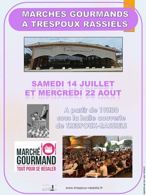 Affiche marché gourmand 2