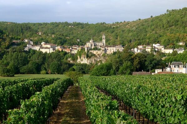 Albas depuis le vignoble