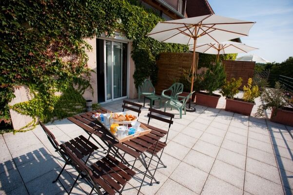 Amadour hôtel terrasse