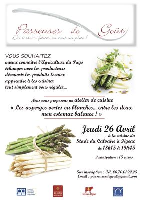 Asperge atelier cuisine