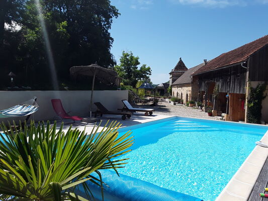B&B Lacoste Mme Meyer - La piscine