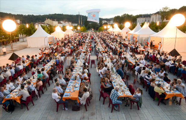 Banquet du Festival Lot of Saveurs 2014--Lot Tourisme - CRT Midi-Pyrénées, P. THEBAULT