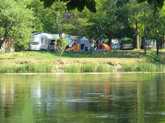 Camping-Le saulou-vue Dordogne