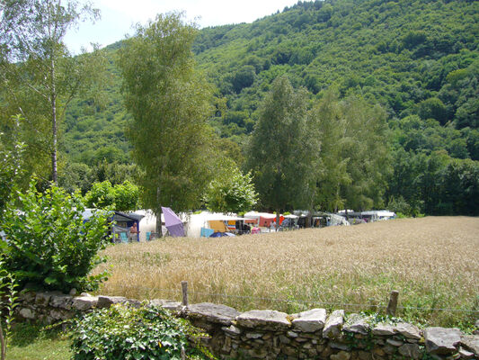 Camping à la campagne 1 - Camping le Vaurette - Argentat - Vallée de la Dordogne