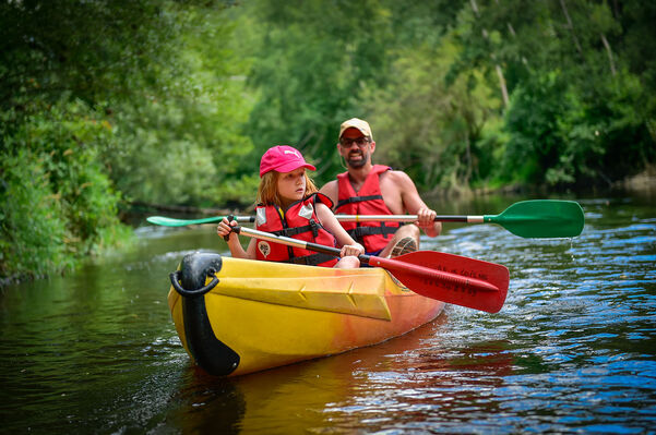 Canoe en famille sur le Célé -® Lot Tourisme - C. ORY