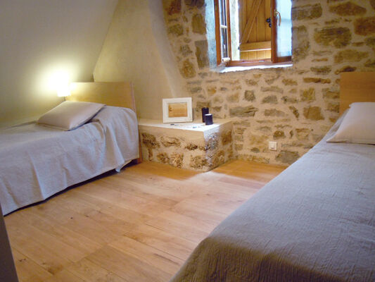 Chambre - Gîte "l'Orée des Chênes" - © Hameau du Quercy -004