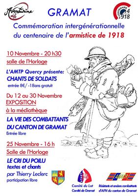 Commémoration du 11 nov. Gramat