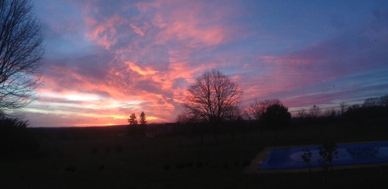 Coucher de soleil 10 février 2017