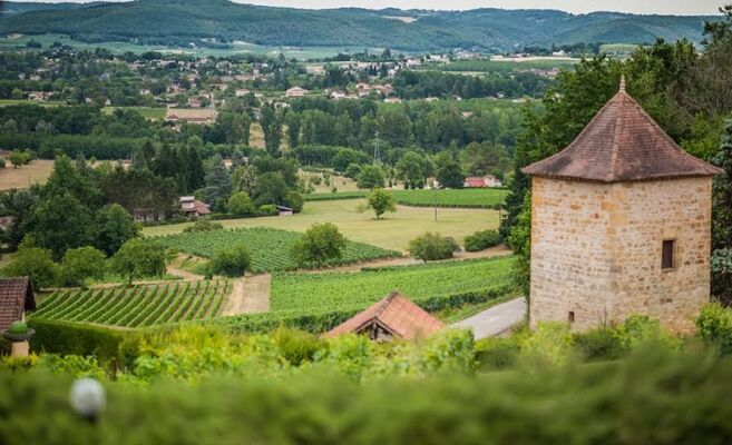 Vue panoramique de la vallée
