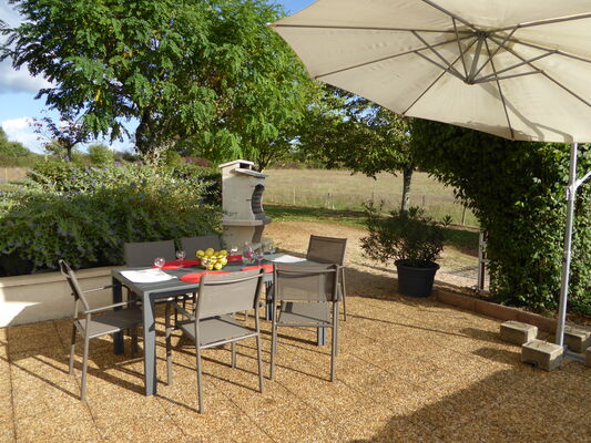 Gîte La Poulette - Rocamadour - terrasse