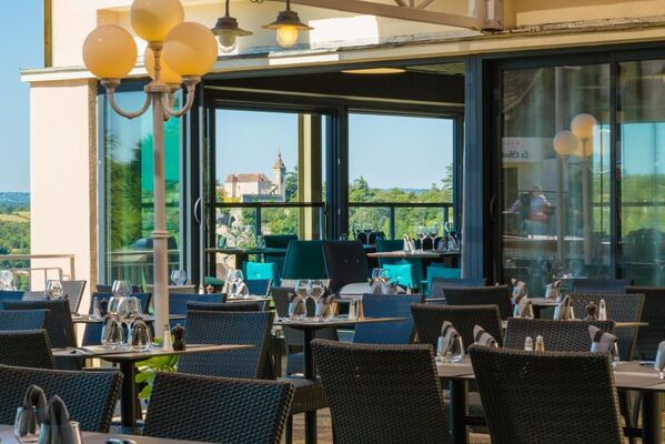 Hôtel Le Belvédère-Rocamadour-véranda terrasse