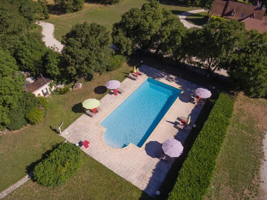 Hôtel Le Belvédère-Rocamadour-piscine