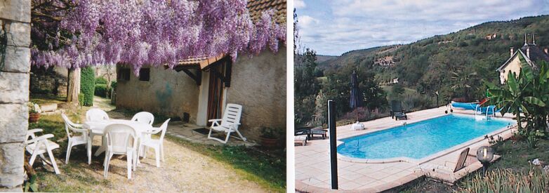 tonnelle et piscine