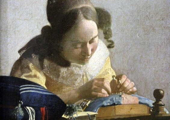 Johannes Vermeer, la dentellière ,1669