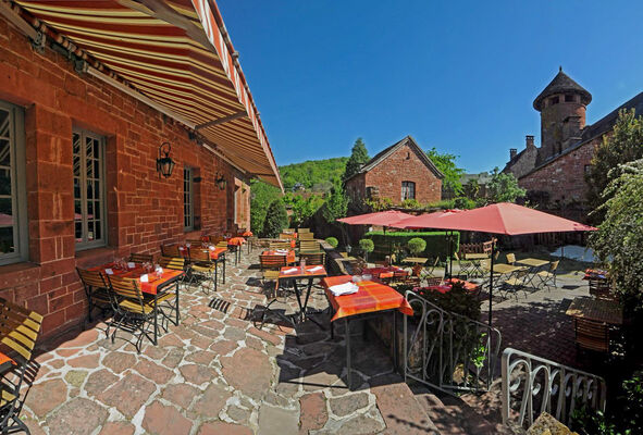 La terrasse - 2- Relais Saint Jacques - Collonges-la-Rouge