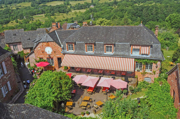 La terrasse - 4- Relais Saint Jacques - Collonges-la-Rouge