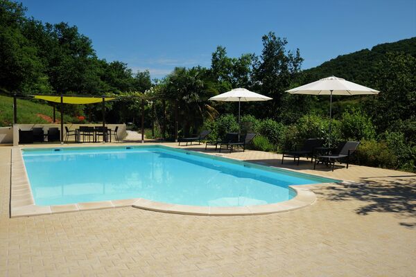 Le Manoir - Souillac - piscine