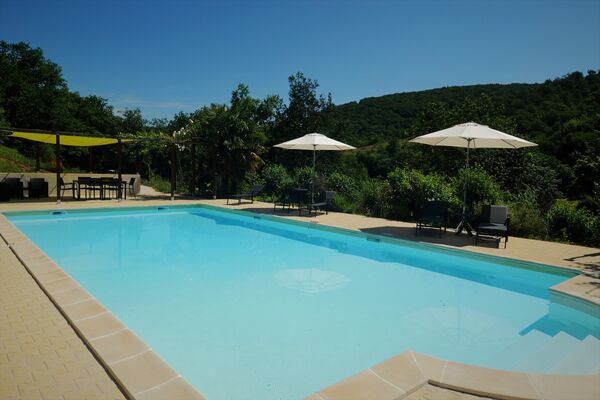Le Manoir - Souillac - piscine