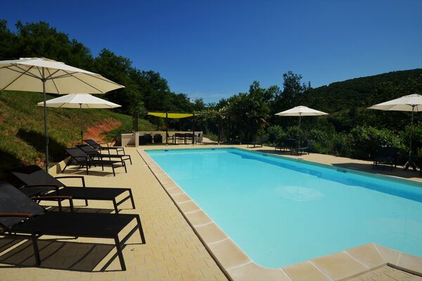 Le Manoir - Souillac - piscine