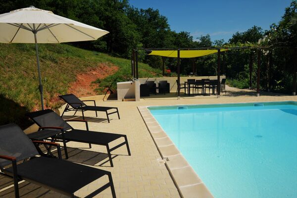 Le Manoir - Souillac - piscine