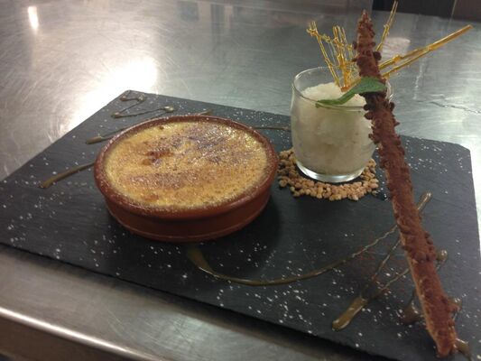 le dessert du domaine les falaises