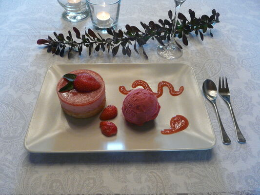 Manoir des Tuileries - Petite déclinaison autour de la fraise