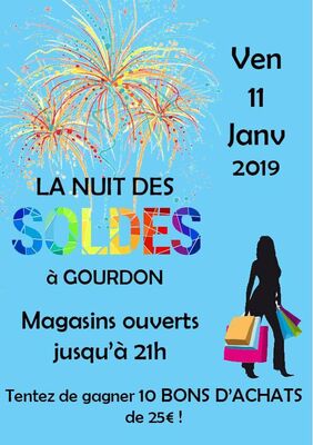 Nuit des Soldes Gourdon 2019