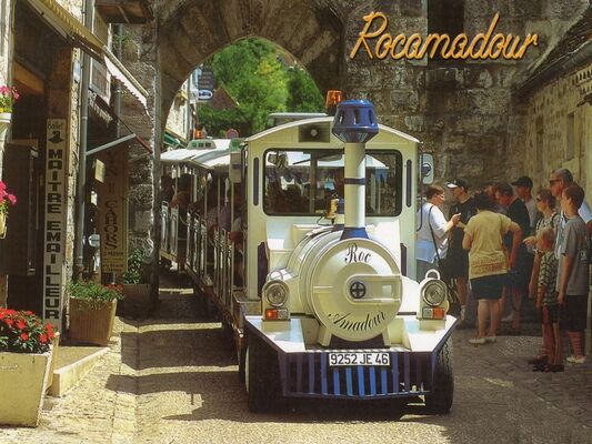 Petit Train Rocamadour - Traversée Cité