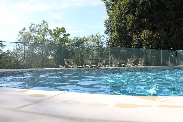 Plage de la piscine commune