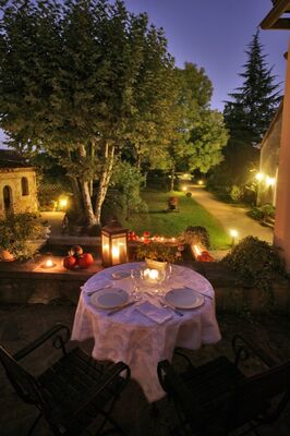 RelaisStAnne_Vue sur la terrasse soir