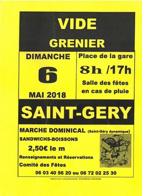 vide grenier saint géry