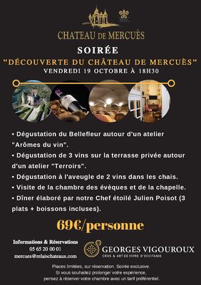 Soirée Mercues 19 oct