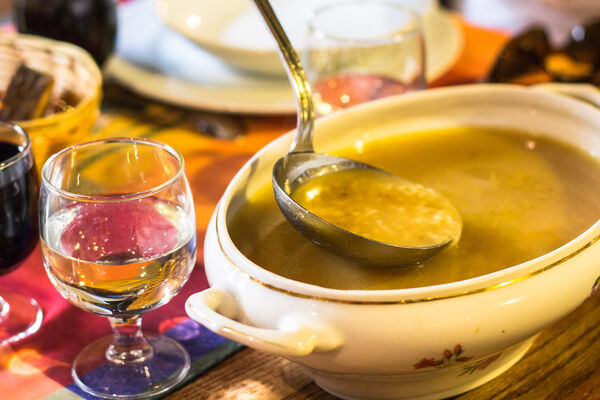 Soupe au Restaurant Lou Bourdié à Bach ©© Lot Tourisme - C. Novello 160414-124551